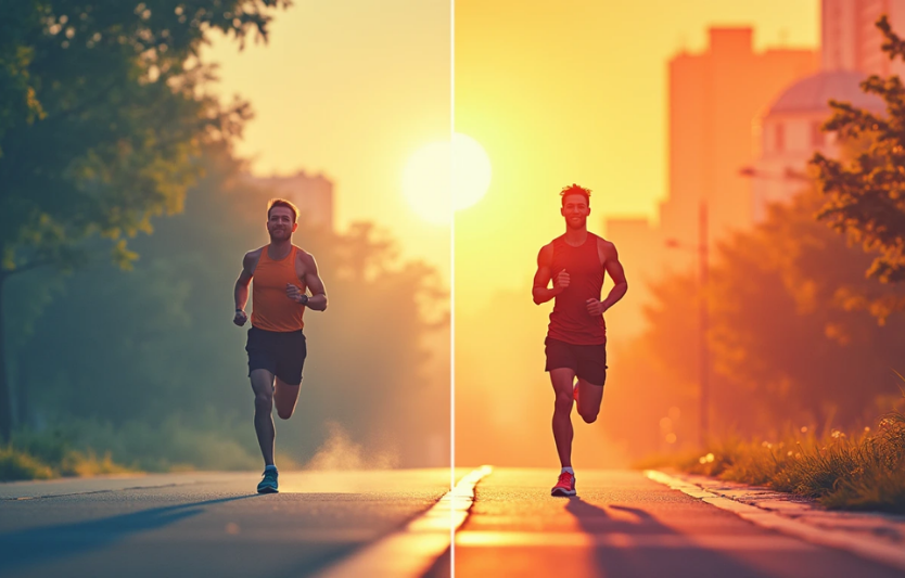 Біг зранку vs ввечері що ефективніше