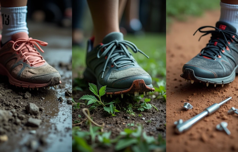 Крос-кантрі шипівки: довжина шипів для бруду, трави й твердих ділянок 