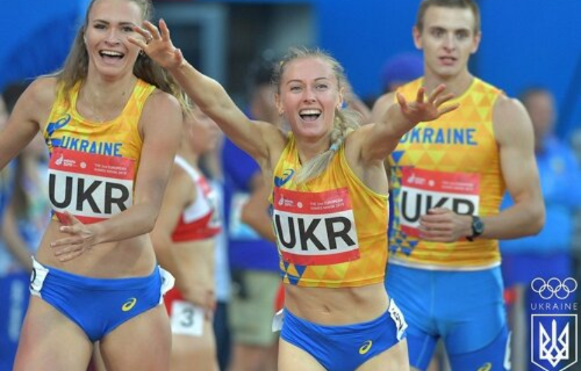 Спортсмени — члени команди збірної України з легкої атлетики